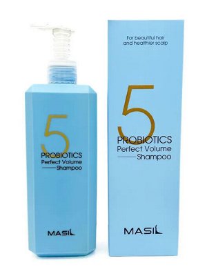 MASIL/ 5 Probiotics Perfect Volume Shampoo Шампунь для объема волос с пробиотиками 500мл 1/30