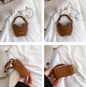 Женская сумка-мини на плечо, сумка-мессенджер, кошелёк для монет, экокожа