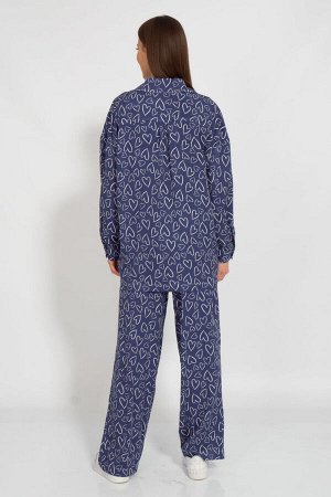 Костюм Костюм Kivviwear 3126312705 синий 
Состав: Вискоза-100%;
Сезон: Лето
Рост: 170

Костюм из штапеля, состоит из брюк и рубашки - это легкая и прохладная одежда для летнего сезона. Штапель - это 