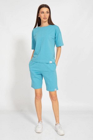 Костюм Костюм Kivviwear 30363094/06 голубой 
Состав: Хлопок-92%; Эластан-8%;
Сезон: Лето
Рост: 170

Костюм с шортами средней посадки с отделкой в виде канта по деталям переда и карманами в боковых шв