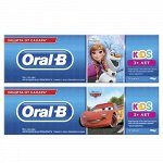 ORAL_B Зубная паста Kids для детей Легкий вкус Frozen/Cars 75мл