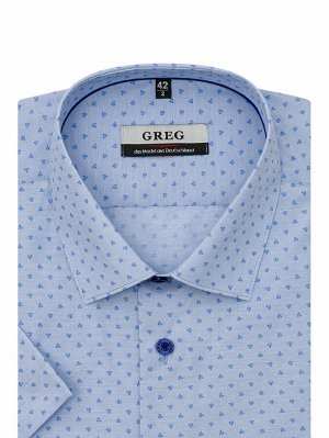 Сорочка мужская короткий рукав GREG 223/209/60226/Z/1p