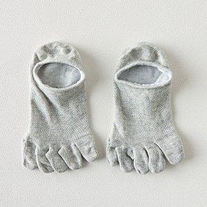 Мужские носки с пальчиками, цвет светло-серый