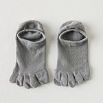 Мужские носки с пальчиками темно-серые