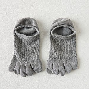 Мужские носки с пальчиками, цвет темно-серый