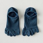 Мужские носки с пальчиками темно-синие