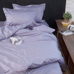 ПРОСТЫНЯ НА РЕЗИНКЕ 180*200 ИЗ САТИНА, ЦВЕТ ЛАВАНДА