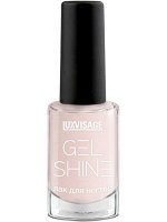 Лак для ногтей LUXVISAGE GEL SHIINE,
 101 Молочный розовый с шиммером