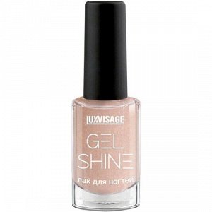 Лак для ногтей LUXVISAGE GEL SHIINE, 
102 Светлый бежевый с шиммером