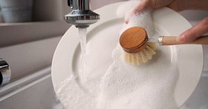 Хозяйственное мыло "Dishwashing Bar Soap" для мытья посуды (в т.ч. детской, овощей и фруктов, аромат мандарина) 150 г х 2 шт. / 24