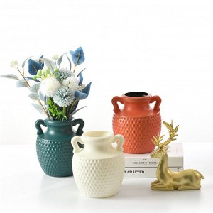 Пластиковая ваза для цветов "Вуаль" / 9,5 x 18,5 см