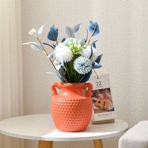 Пластиковая ваза для цветов "Вуаль" / 9,5 x 18,5 см