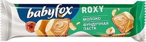 Яшкино BabyFox Вафельный батончик &quot;Roxy&quot; Молоко и фундучная паста 24 шт по 18 г