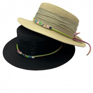 Шляпа Женская шляпка - удобный летний аксессуар. Подойдет к нарядам всех цветов, а также защитит от солнца во время пляжного отдыха. Шляпку после перевозки в чемодане вам поможет отпариватель, либо ув