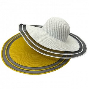 Шляпа Летняя соломенная шляпа последний тренд моды 2023. Это широкополая дизайнерская шляпа из соломки с прозрачными полями. Она создана для того, чтобы наши покупательницы могли подчеркнуть свою женс
