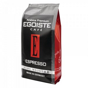 Кофе "EGOISTE" Espresso 250гр ground молот.пак., шт