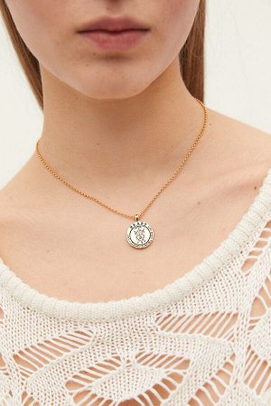 Ожерелье с подвеской Таро Сердце. Позолоченный. 00159411