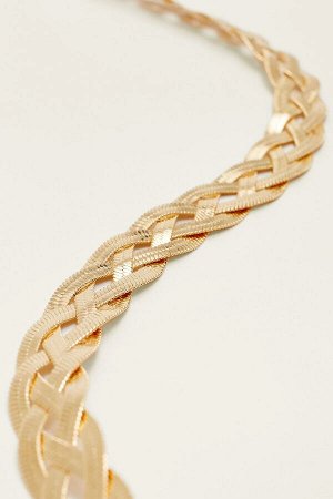 Вязаное ожерелье со змеей 00456411
