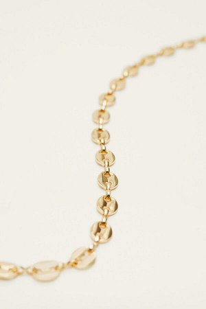 Ожерелье-цепочка. Позолоченный. 00152411