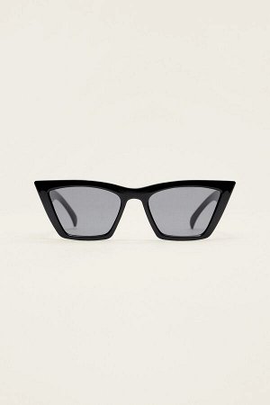 Квадратные солнцезащитные очки «кошачий глаз» с эпоксидной смолой 00664403