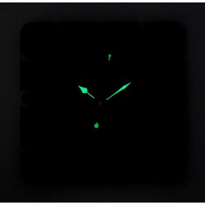 Часы настенные из металла "Минимализм", плавный ход, 37 х 37 см, светящиеся
