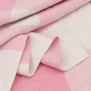 Ткань на отрез фланель Рубашечная №39 цвет розовый