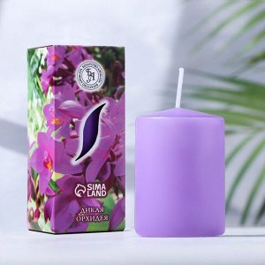 Свеча ароматическая "Дикая орхидея", 4?6 см, в коробке