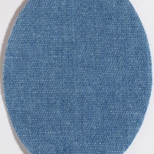 Набор заплаток для одежды «Синий спектр», овальные, термоклеевые, 7 x 5 см, 5 шт