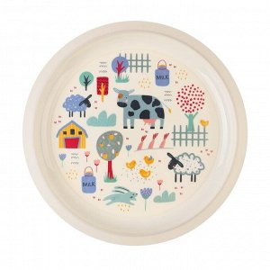 IDILAND Набор посуды с декором: тарелка D215 мм, миска D130 мм, кружка 280 мл 9600919