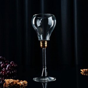 Бокал стеклянный для вина Magistro «Лампочка», 300 мл, 9x22,5 см