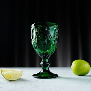 Бокал стеклянный Magistro «Варьете», 320 мл, цвет зелёный