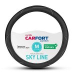 Оплетка CarFort Sky Line, черная, М  (37-39см)