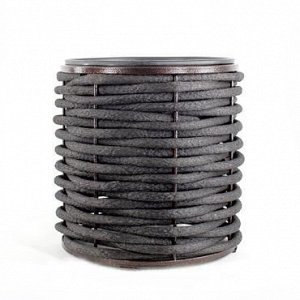 Вазон низкий 400 DeckWOOD (Графит), 20 л