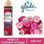 Освежитель воздуха Glade Пион и сочные ягоды 300 мл 1/12