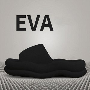 Шлепанцы женские EVA - для бассейна и отдыха, черные