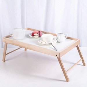 Столик-поднос для завтрака в постель/Мини стол-поднос/Сервировочный мини столик