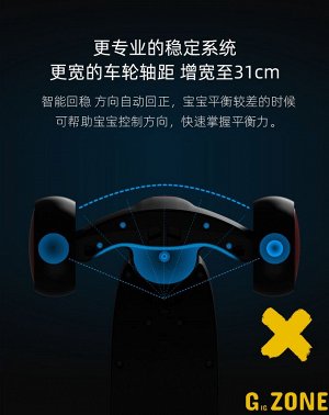 Самокат беговел Xiaomi Luxix SC от 3-12 лет нагрузка до 100кг
