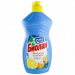 Средство для мытья посуды Биолан Апельсин и Лимон 450 мл 1/20