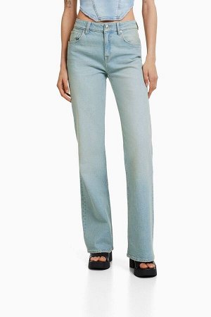 Расклешенные джинсы с карманами 00053352