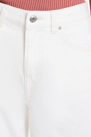 Широкие укороченные джинсы 00017534