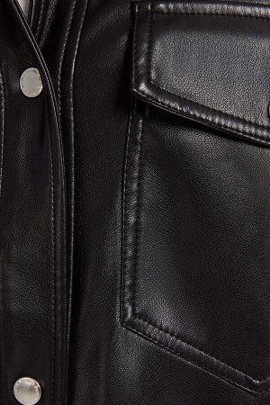 Тонкая куртка из искусственной кожи 01216644