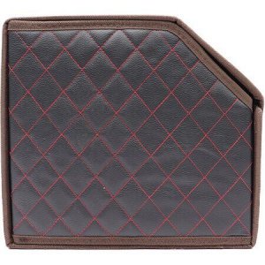 Органайзер автомобильный CARFORT CUBE 100, черный, с красной прострочкой, 49*28*30 см