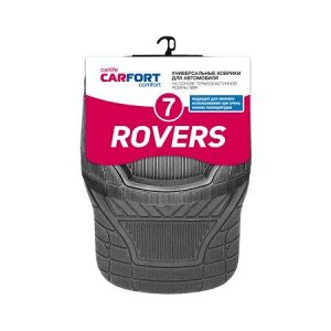 Коврики а/м CARFORT "Rovers 7" термопласт NBR, к-т 4шт. Black