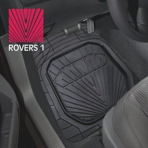 Коврики а/м CARFORT "Rovers 1" термопласт NBR, к-т 2шт. Black передний