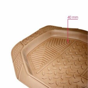 Коврики а/м CARFORT "Rovers 8" термопласт NBR, к-т 4шт. Beige