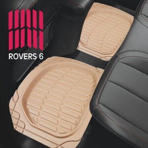 Коврики а/м CARFORT "Rovers 6" термопласт NBR, к-т 4шт. Beige