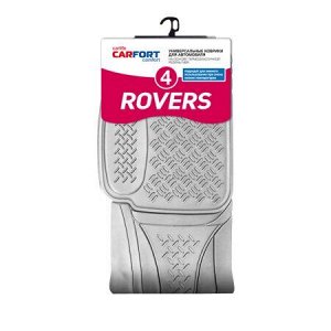 Коврик а/м CARFORT "Rovers 4" термопласт NBR, к-т 1шт. Grey задний
