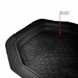 Коврики а/м CARFORT "Rovers 8" термопласт NBR, к-т 4шт. Black