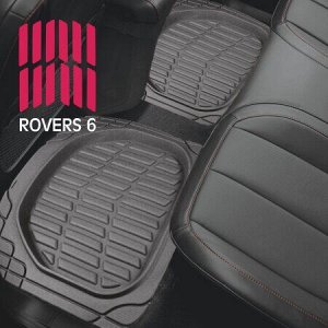 Коврики а/м CARFORT "Rovers 6" термопласт NBR, к-т 4шт. Black