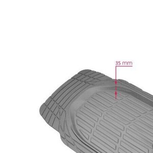 Коврики а/м CARFORT "Rovers 6" термопласт NBR, к-т 4шт. Grey